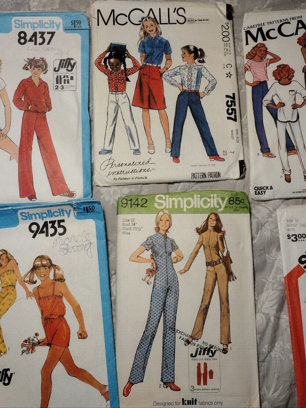 Vintage Simplicity, McCall's Young Women's, Teens, Youth, Sewing Patterns